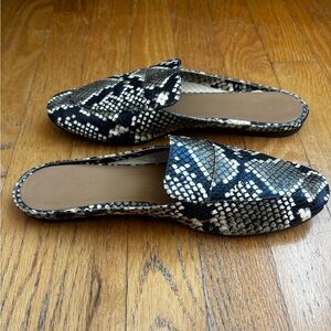 Everlane Mules Italian Leather Snake